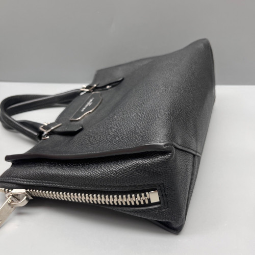 Balenciaga Tote Bag Grained Calfskin Black