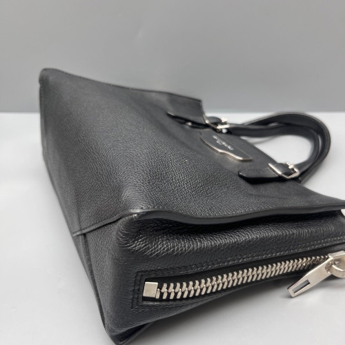Balenciaga Tote Bag Grained Calfskin Black