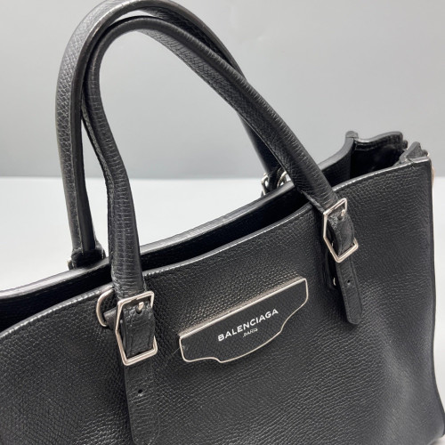 Balenciaga Tote Bag Grained Calfskin Black