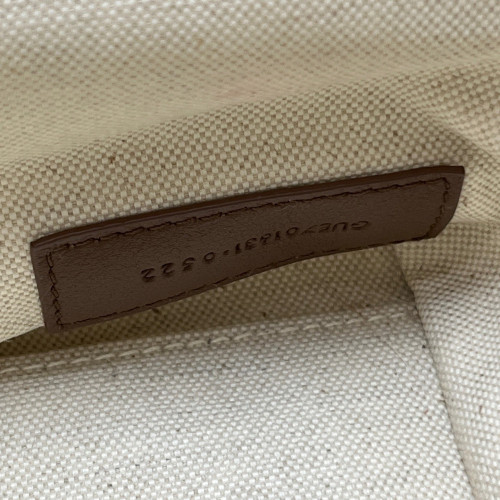 Yves Saint Laurent Bucket Shearling Lambskin Brown Beige