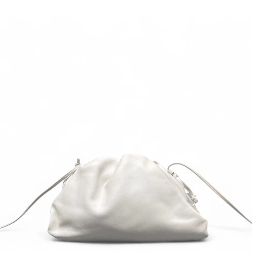 Bottega Veneta The Mini Pouch Nappa White