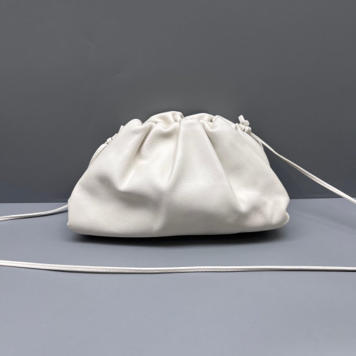 Bottega Veneta The Mini Pouch Nappa White