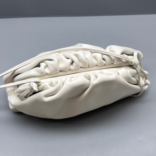 Bottega Veneta The Mini Pouch Nappa White
