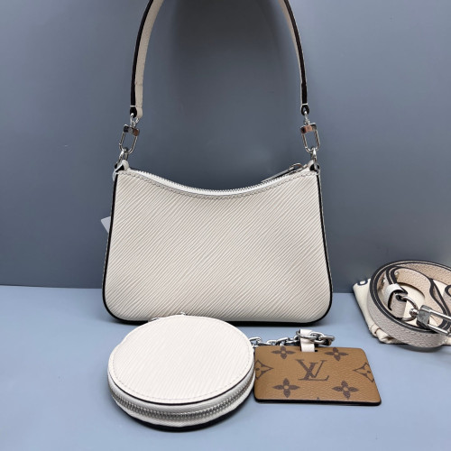Louis Vuitton Marellini Epi White