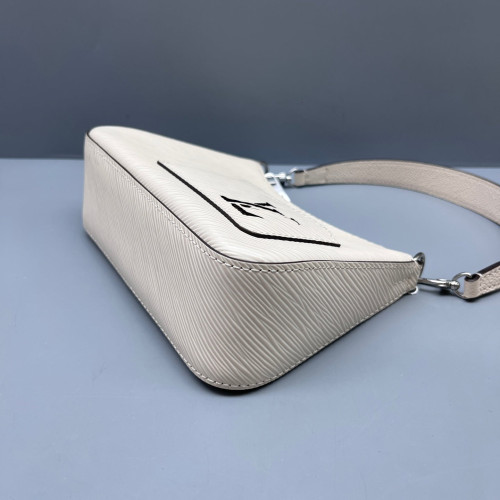 Louis Vuitton Marellini Epi White