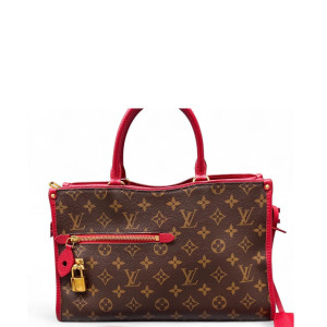 Louis Vuitton Popincourt MM Monogram Brown Red
