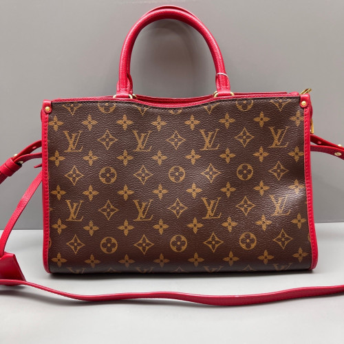 Louis Vuitton Popincourt MM Monogram Brown Red