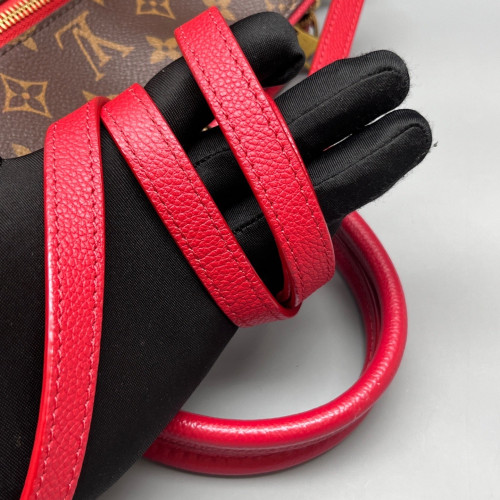 Louis Vuitton Popincourt MM Monogram Brown Red