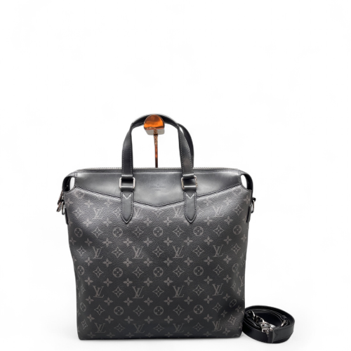 Louis Vuitton Explorer North-South Briefcase Monogram Eclipse Black