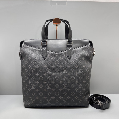 Louis Vuitton Explorer North-South Briefcase Monogram Eclipse Black