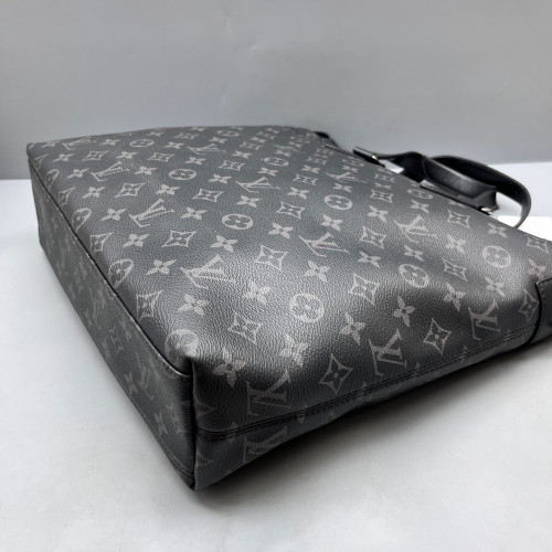 Louis Vuitton Explorer North-South Briefcase Monogram Eclipse Black