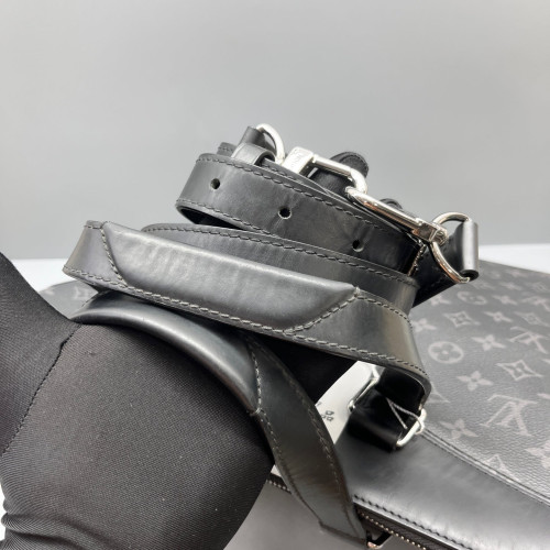Louis Vuitton Explorer North-South Briefcase Monogram Eclipse Black