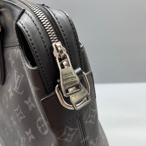 Louis Vuitton Explorer North-South Briefcase Monogram Eclipse Black