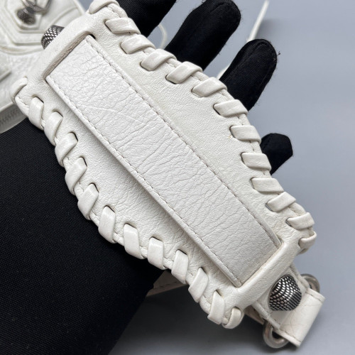 Balenciaga Le Cagole Sling Xs Arena Lambskin White