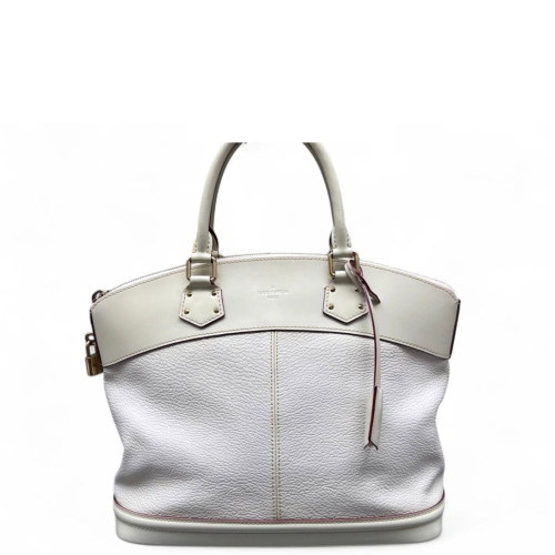 Louis Vuitton Suhali Lockit MM Calfskin White