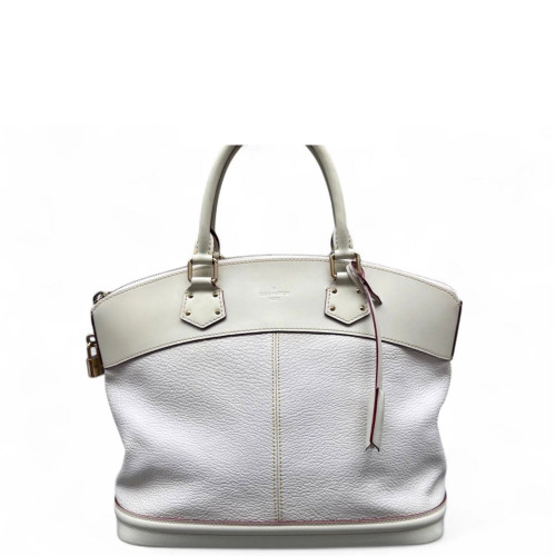 Louis Vuitton Suhali Lockit MM Calfskin White