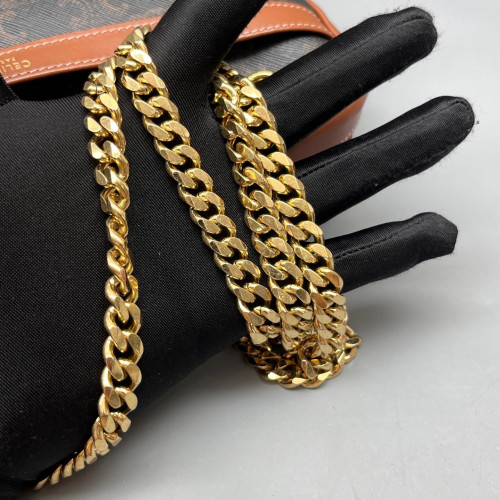 Celine Medium Patapans Shoulder Bag Triomphe Brown Black