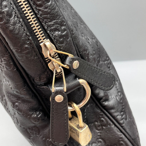 Gucci Briefcase Guccissima Black
