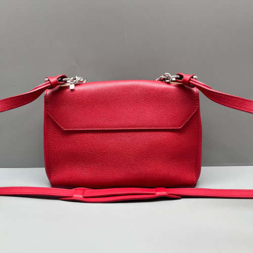 Louis Vuitton Lockme II Chain Bag BB Calfskin Red