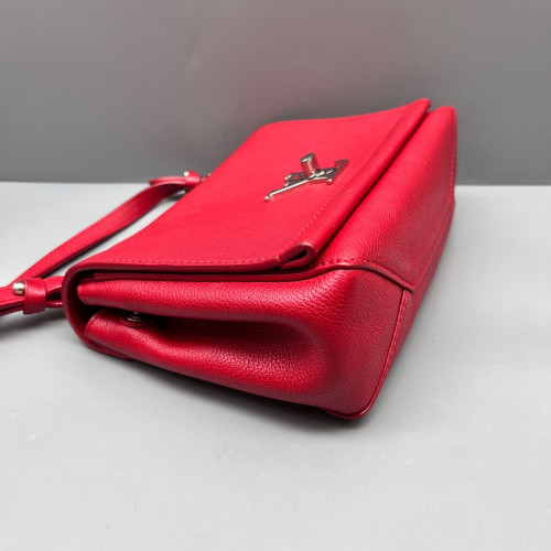 Louis Vuitton Lockme II Chain Bag BB Calfskin Red