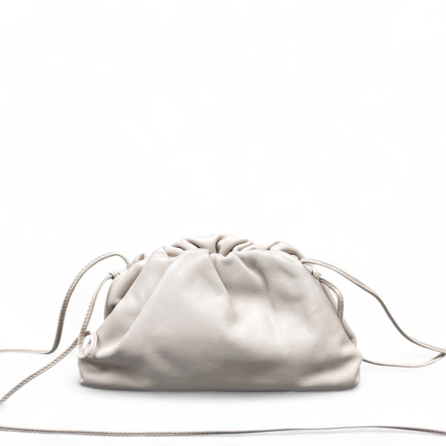 Bottega Veneta The Mini Pouch Lambskin Nappa White