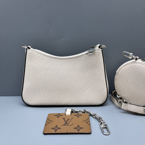 Louis Vuitton Marellini Epi White