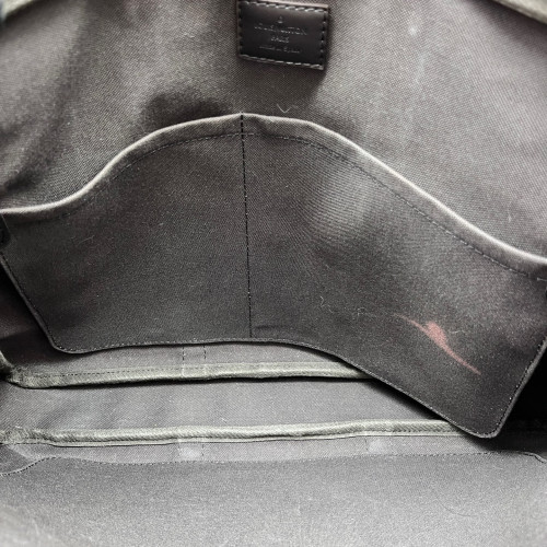 Louis Vuitton Porte Documents Voyage PM Damier Ebene Brown