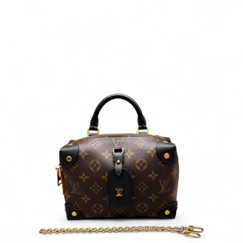Louis Vuitton Petite Malle Souple Monogram Brown Black