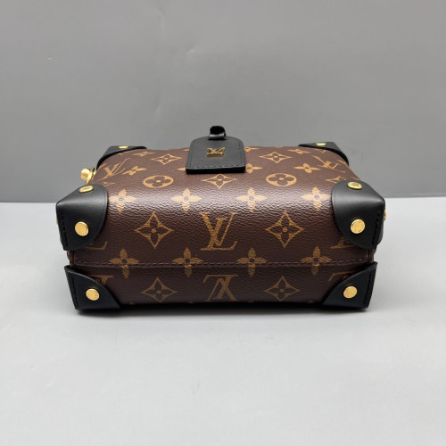 Louis Vuitton Petite Malle Souple Monogram Brown Black