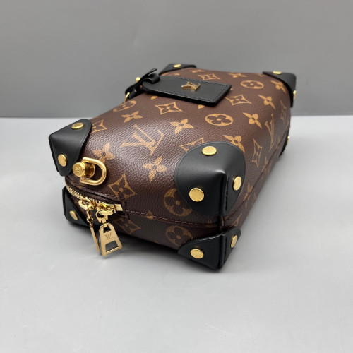 Louis Vuitton Petite Malle Souple Monogram Brown Black