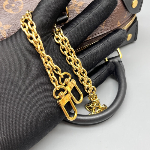 Louis Vuitton Petite Malle Souple Monogram Brown Black