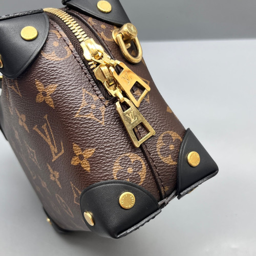 Louis Vuitton Petite Malle Souple Monogram Brown Black