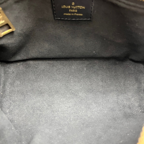 Louis Vuitton Petite Malle Souple Monogram Brown Black