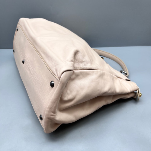 Fendi Peekaboo Iconic Large Calfskin Light Tan