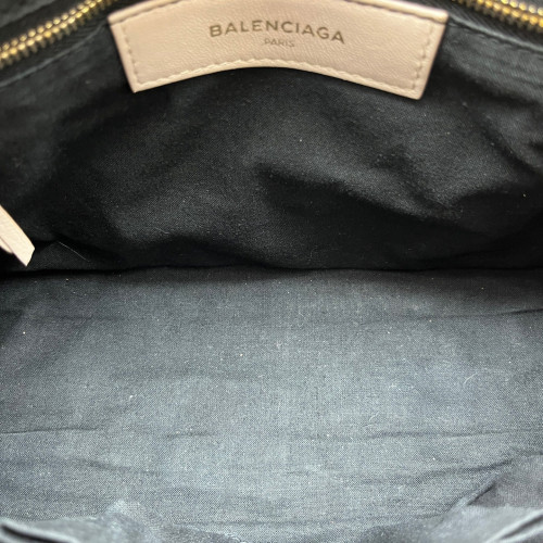 Balenciaga Studded Small City Bag Calfskin Grey