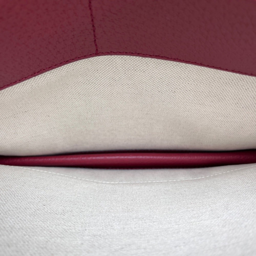 Gucci X Doraemon Clutch GG Supreme Monogram Brown Red