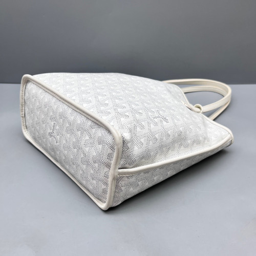 Goyard Saint Louis PM Goyardine White Grey
