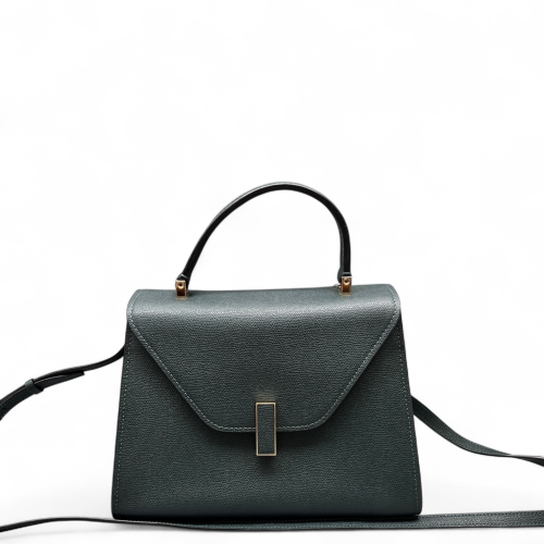 Valextra Two-Way Bag Calfskin Dark Green