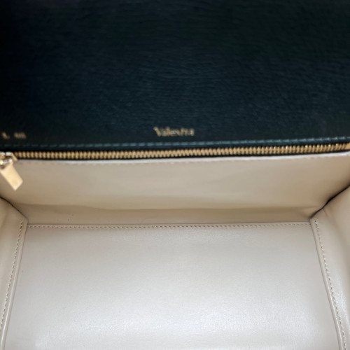 Valextra Two-Way Bag Calfskin Dark Green