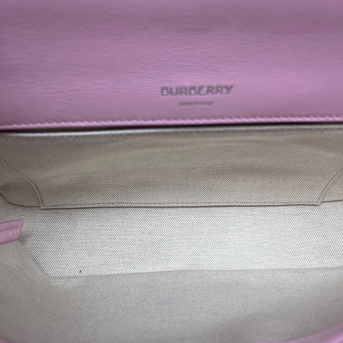 Burberry Small Lola Crossbody Bag Fabric Calfskin Pink
