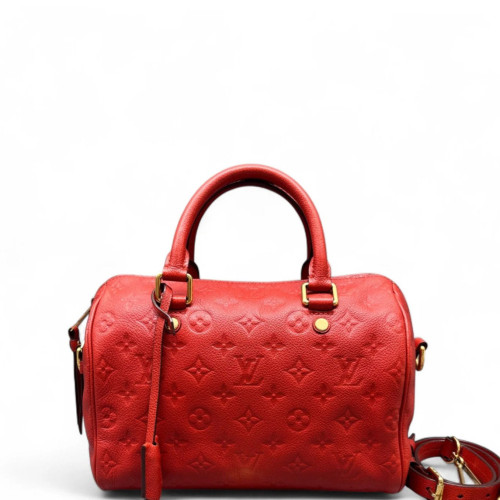 Louis Vuitton Speedy Bandouliere 25 Monogram Empreinte Orange
