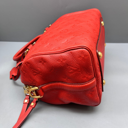 Louis Vuitton Speedy Bandouliere 25 Monogram Empreinte Orange
