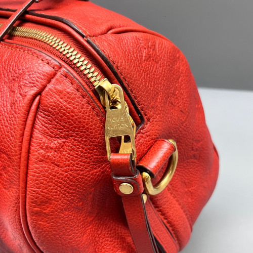 Louis Vuitton Speedy Bandouliere 25 Monogram Empreinte Orange