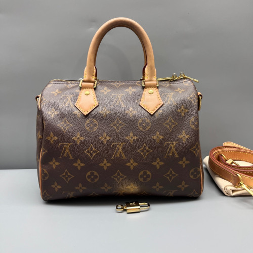 Louis Vuitton Speedy Bandouliere 25 Monogram Brown