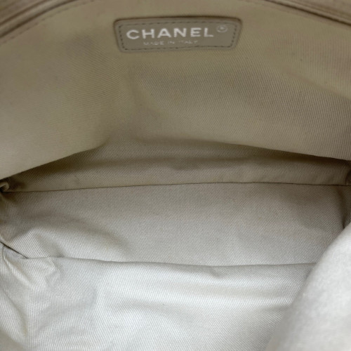 Chanel Quilted Tote Bag Calfskin Black