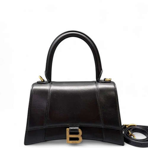 Balenciaga Hourglass Small Smooth Calfskin Black
