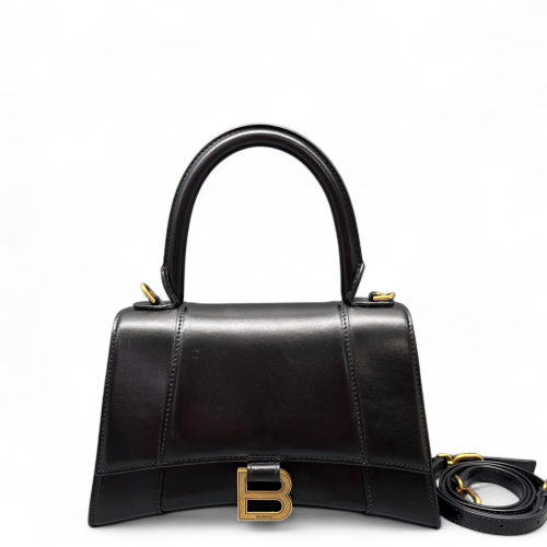 Balenciaga Hourglass Small Smooth Calfskin Black