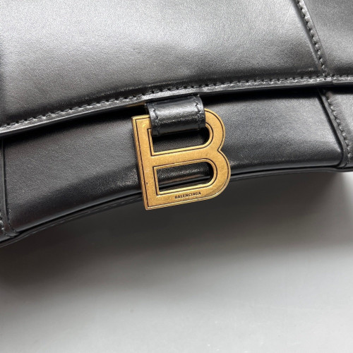 Balenciaga Hourglass Small Smooth Calfskin Black