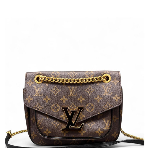 Louis Vuitton Passy Chain Shoulder Bag Monogram Brown Louis Vuitton Passy Chain Shoulder Bag Monogram Brown