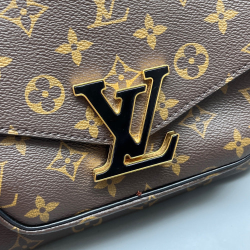 Louis Vuitton Passy Chain Shoulder Bag Monogram Brown Louis Vuitton Passy Chain Shoulder Bag Monogram Brown